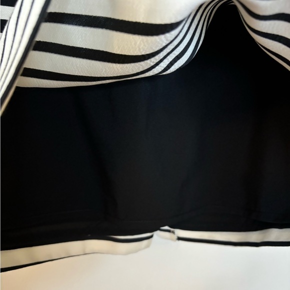 Anthropologie Corey Lynn Calter Black and White Striped Pencil Skirt - Picture 6 of 7